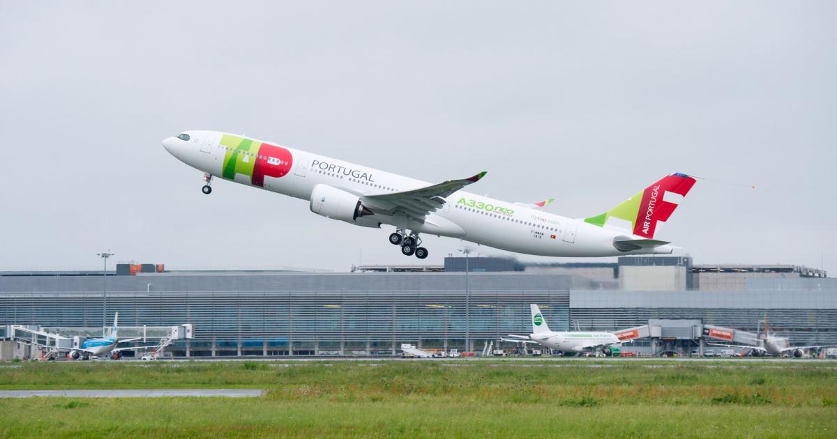A330neo launch customer TAP Air Portugal expects to take the first of ten -900 airliners on order this summer. (Photo: Airbus) 