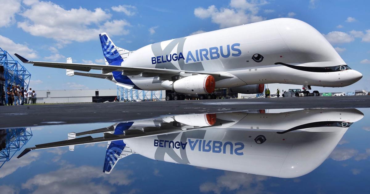Schedules call for the first BelugaXL to fly for the first time this summer. (Photo: Airbus)