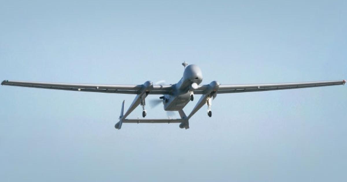 The Heron TP is a medium-altitude long-endurance (MALE) UAV that has been in Israeli service since 2010. (Photo: IAI)