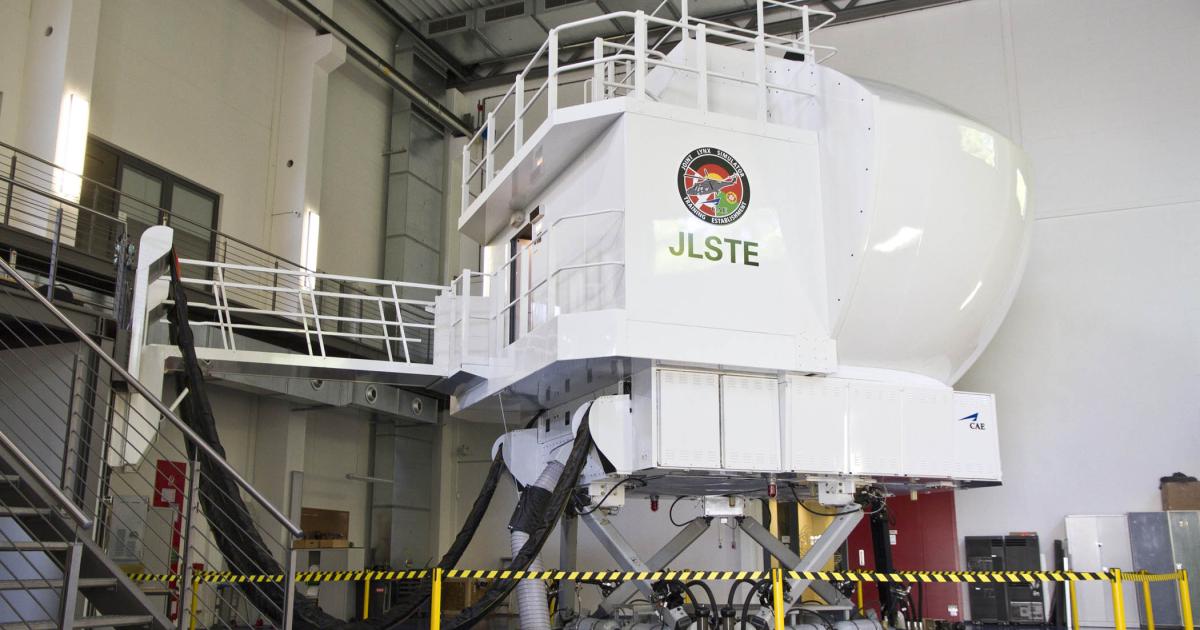 The German navy uses this CAE-supplied simulator for Lynx training.