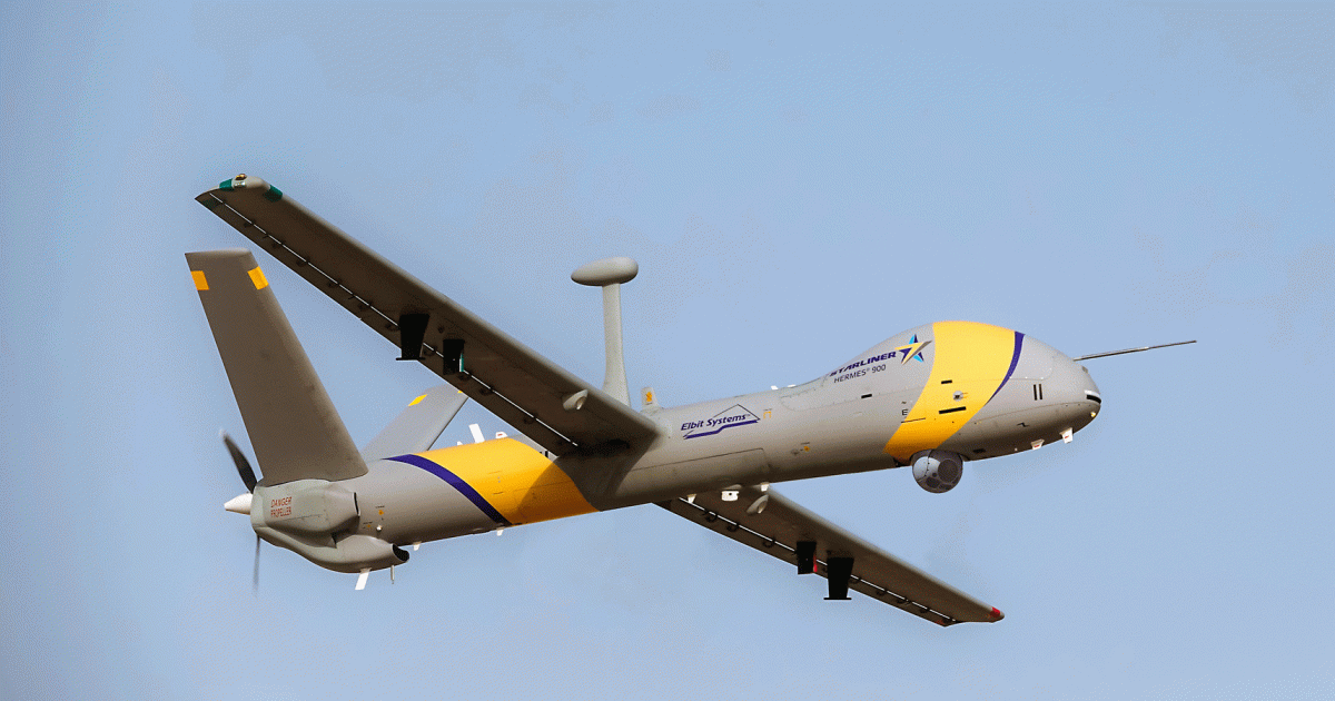 The Hermes 900 StarLiner is a variant of the Hermes 900 MALE UAS. The aircraft recently  completed a year of flight trials in Israel.
