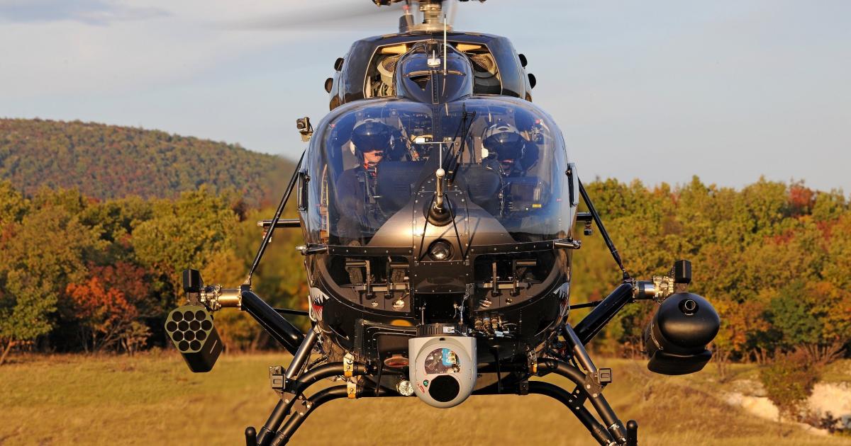 Hungary has placed the first substantial order for the Airbus HForce system, to go on H145Ms (A.Pecchi via Airbus Helicopters)