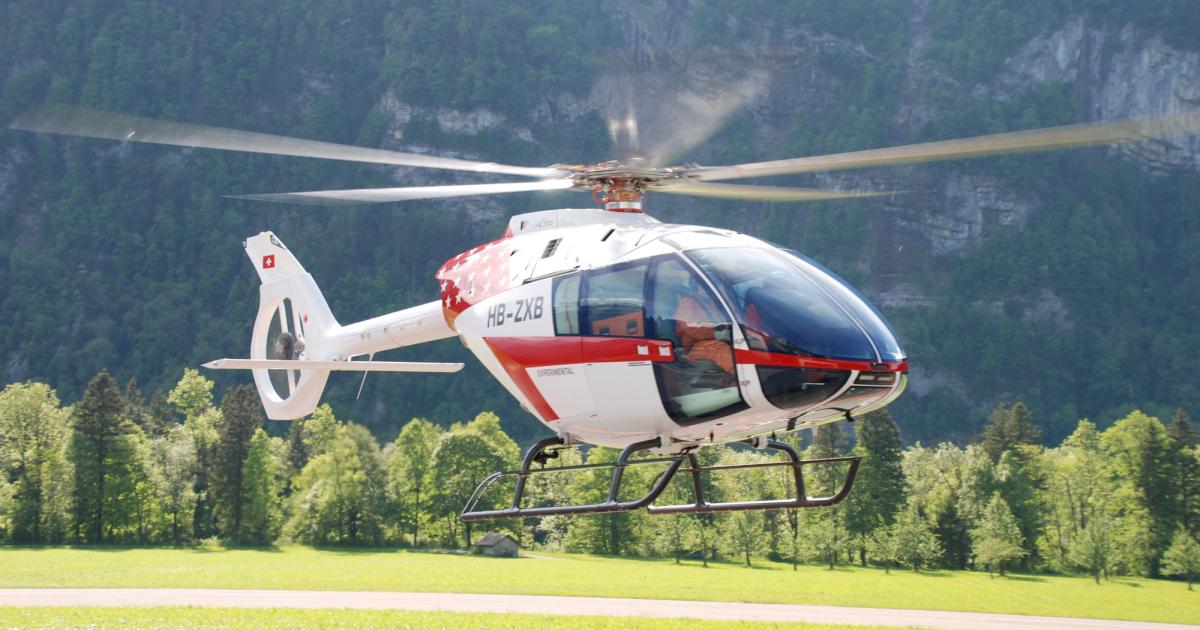 Kopter has set up a U.S. subsidiary, where it plans to manufacture its SH09 light single helicopter in the "mid-term." (Photo: Kopter)