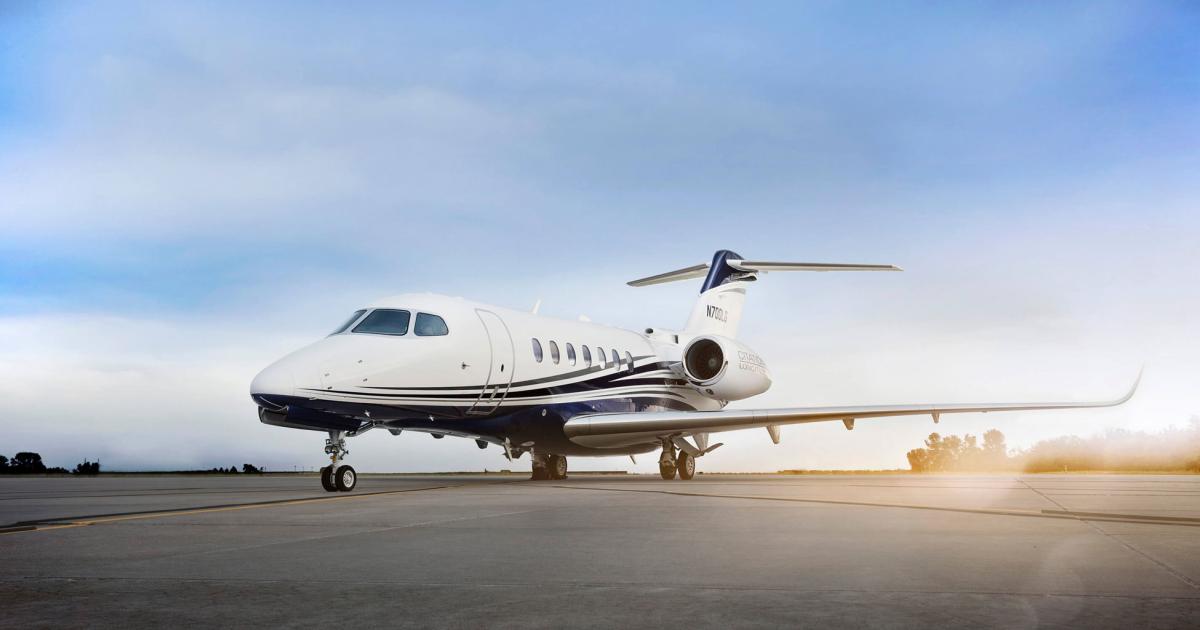 Textron expects to begin deliveries of the Citation Longitude in the latter part of this year. (Photo: Textron Aviation)