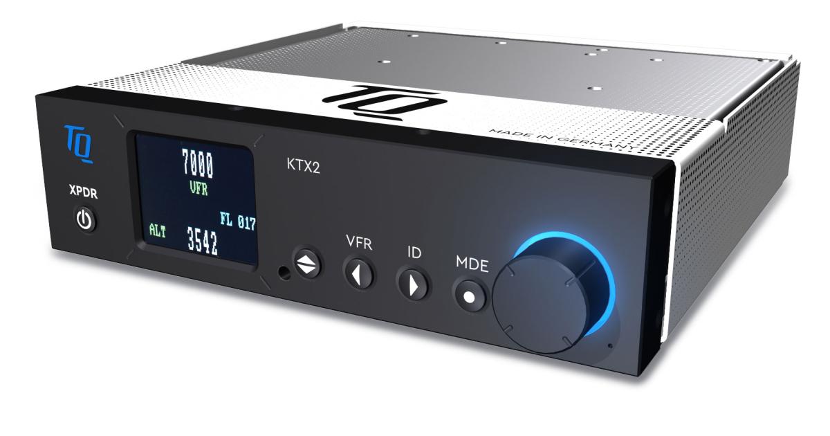 The TQ-Group KTX2 ADS-B transponder is on track for EASA certification later this year.