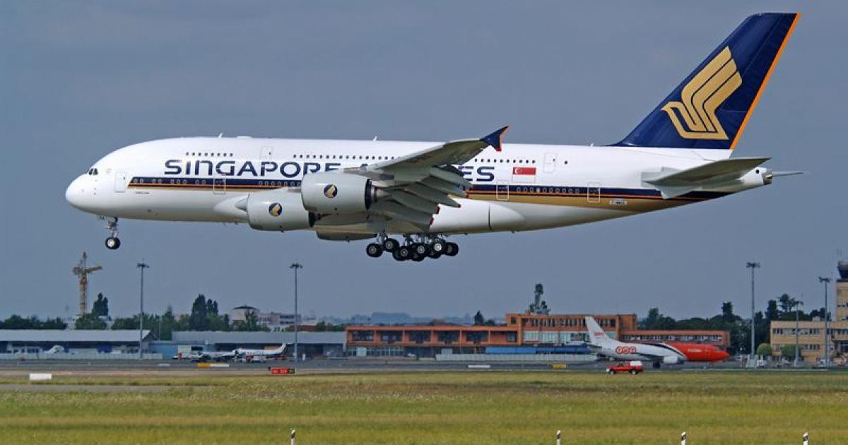 Airbus delivered Singapore Airlines’ now dismantled first A380 at its facilities in Toulouse, France on October 15, 2007.