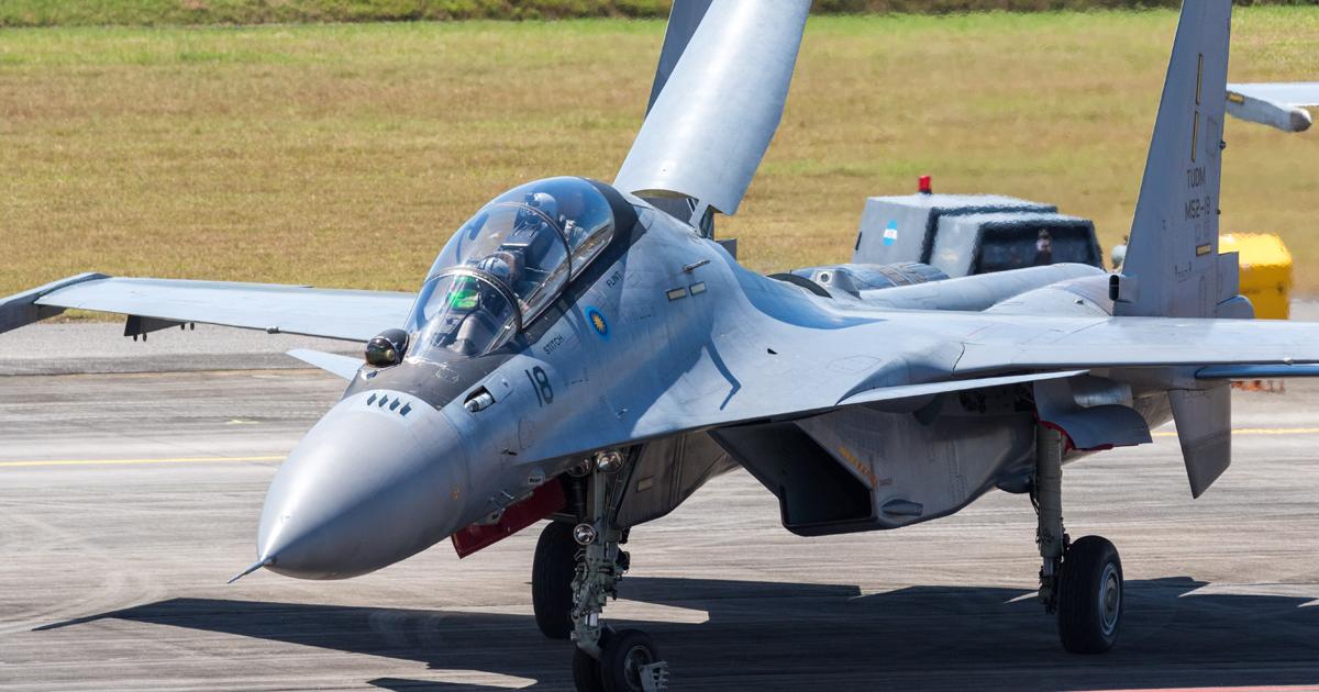 The RMAF's 11 Squadron received 18 Su-30MKMs between 2007 and 2009. (photo: Chen Chuanren)