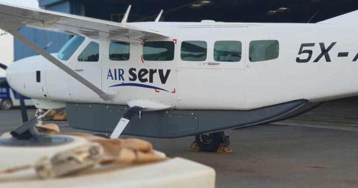 Aviation Charity Air Serv International's Cessna Caravan prepares to depart on a mission to help stem an Ebola outbreak in the Democratic Republic of the Congo. Due to the difficulty in accessing some of the at-risk areas, the rugged turboprop will likely prove very useful.
