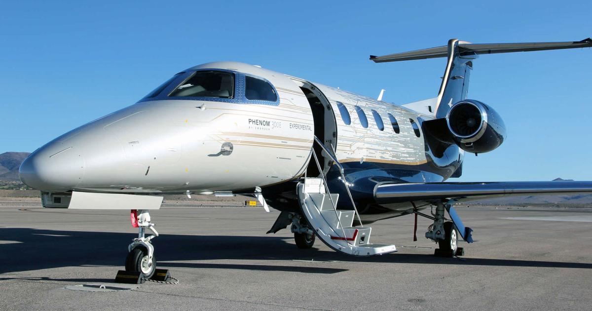 First delivery of Embraer Executive Jets’ Phenom 300E took place earlier this year. Customization options are a large part of the updated light jet.