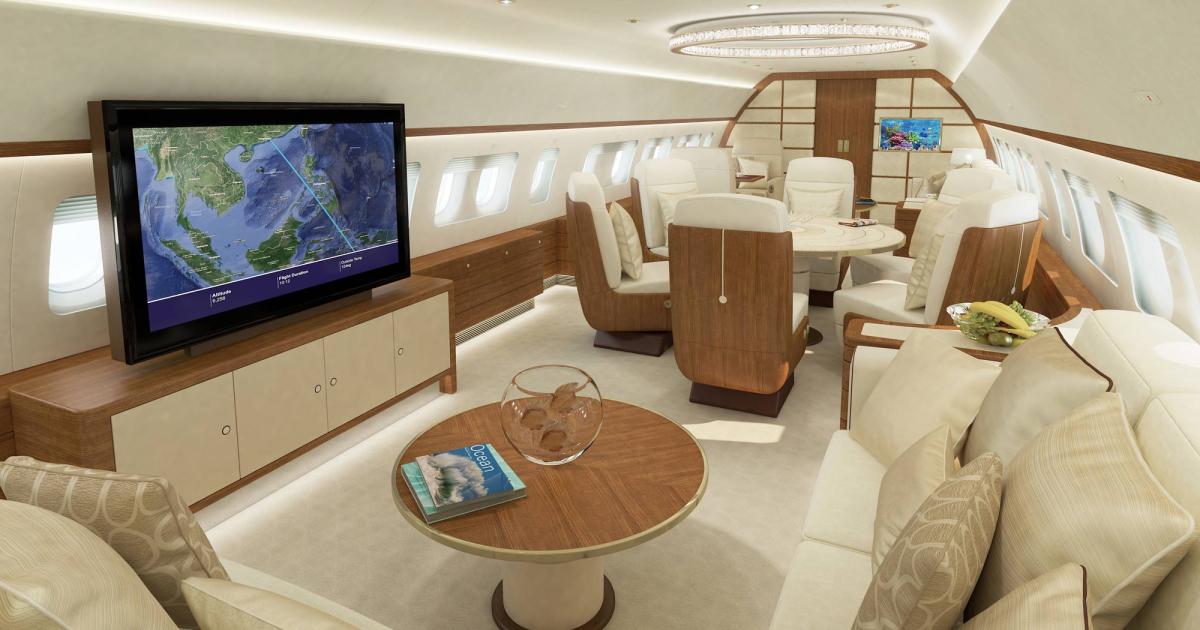 Jet Aviation is keeping up with the latest in business jet cabin tech.
