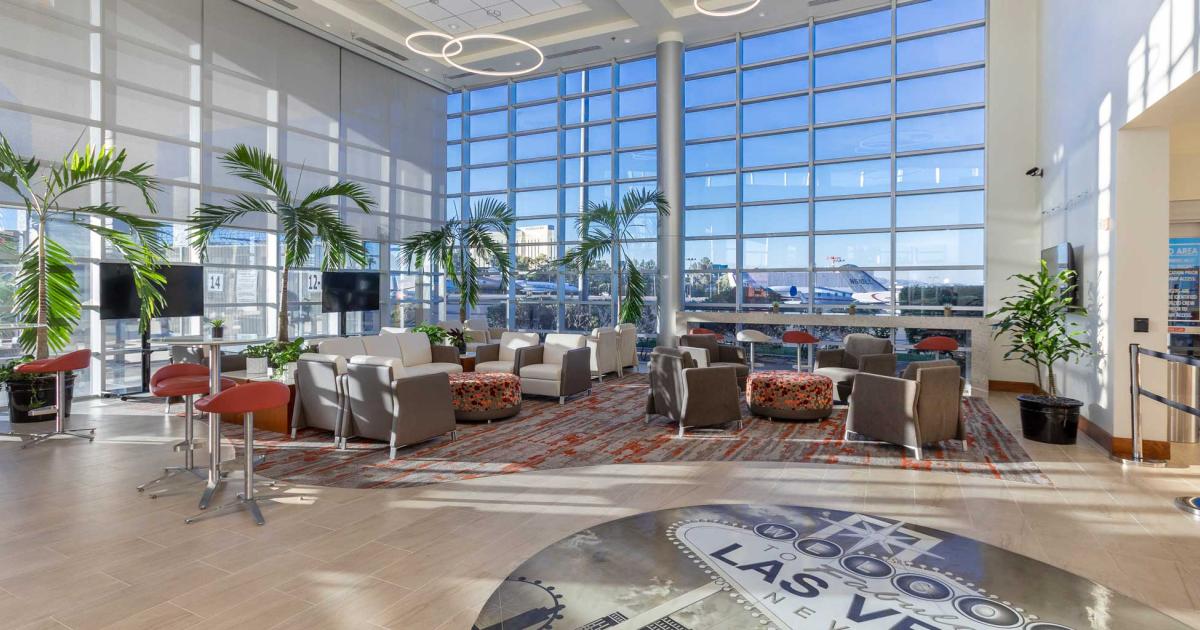 Signature Flight Support has renovated its FBO at Las Vegas McCarran International Airport, where it is one of two service providers. The interior of the nearly 8,000-sq-ft terminal was remodeled and refurbished at a cost of $1 million.