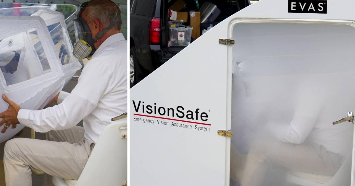 Long known for its EVAS cockpit smoke system, VisionSafe is now addressing onboard fires from lithium-ion battery-powered devices.