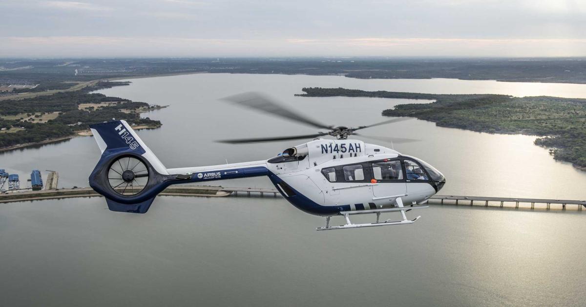 "An H145 is now a flying hospital," said Chris Emerson, president of Airbus Helicopters Inc., Airbus Helicopters' North American arm. 