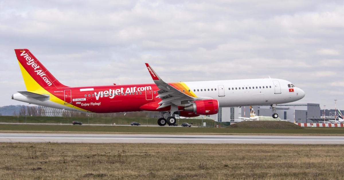 VietJet recently announced three routes to Japan scheduled to start next month with Airbus A321s. (Photo: Airbus) 