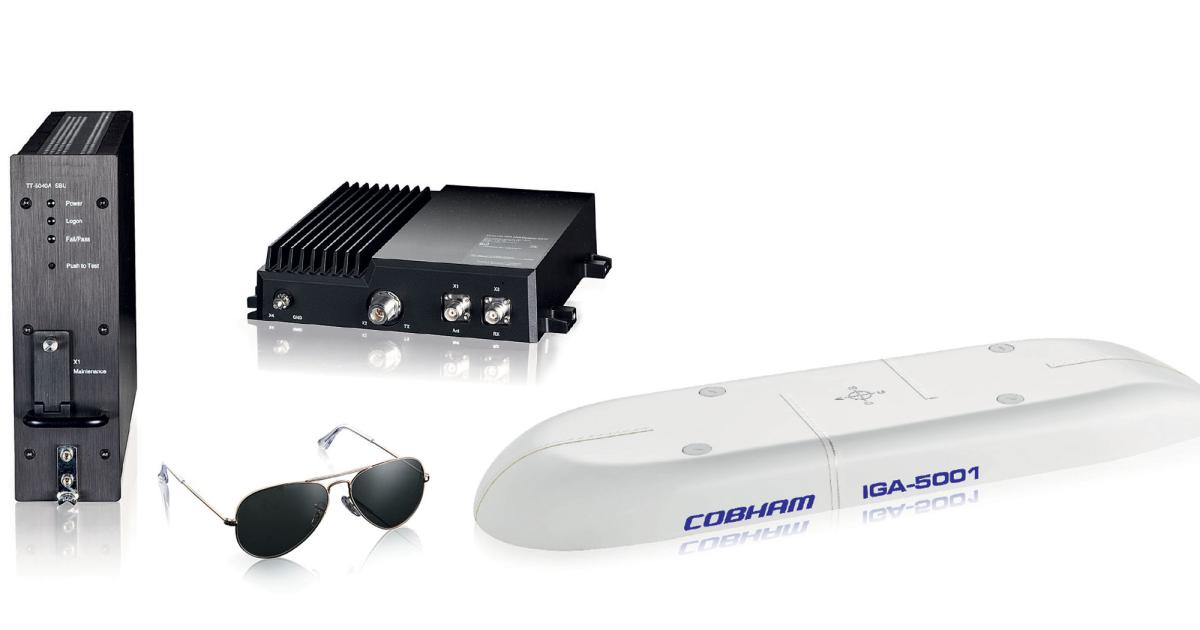 Cobham’s Aviator 300D satcom offers SwiftBroadband’s safety services plus an IP connection.