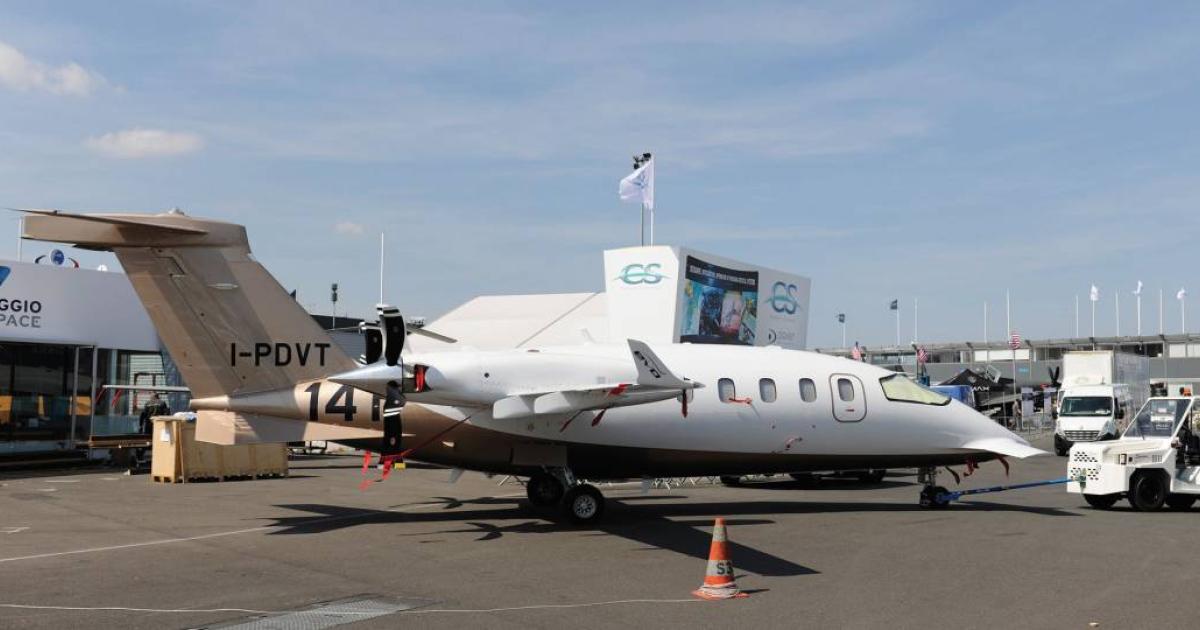 Piaggio Aerospace, seeking extraordinary administration, a procedure to restructure, said it was "no longer financially sustainable.” (Photo: Mark Wagner/AIN)