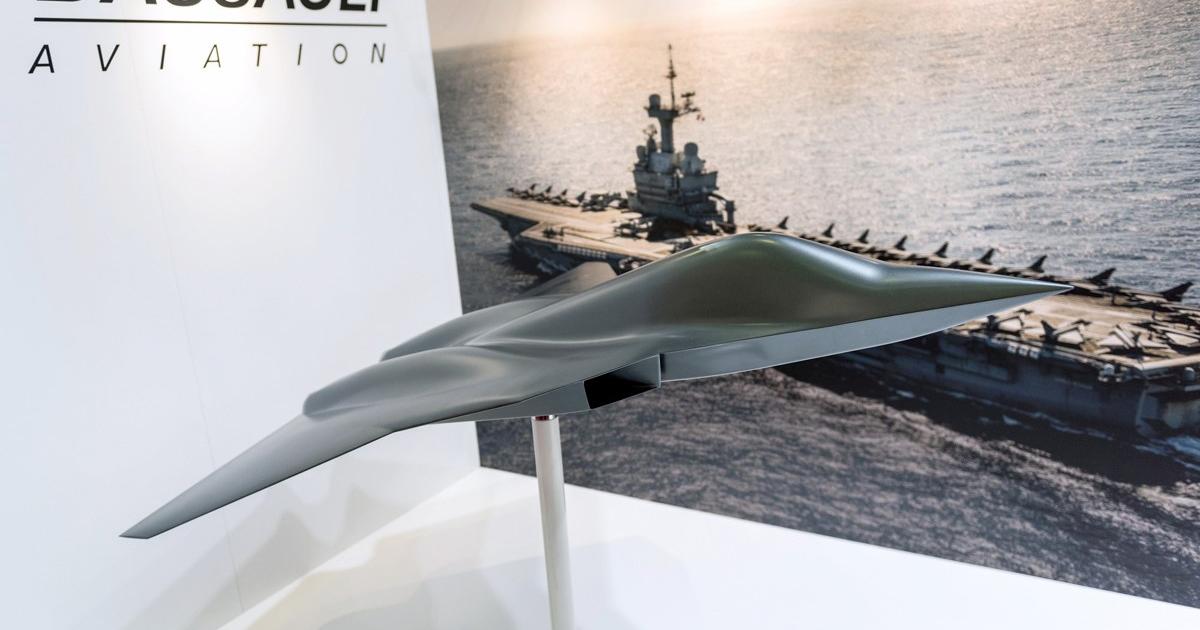 Dassault revealed its Next Generation Fighter design during Euronaval in October. (Photo: Dassault)