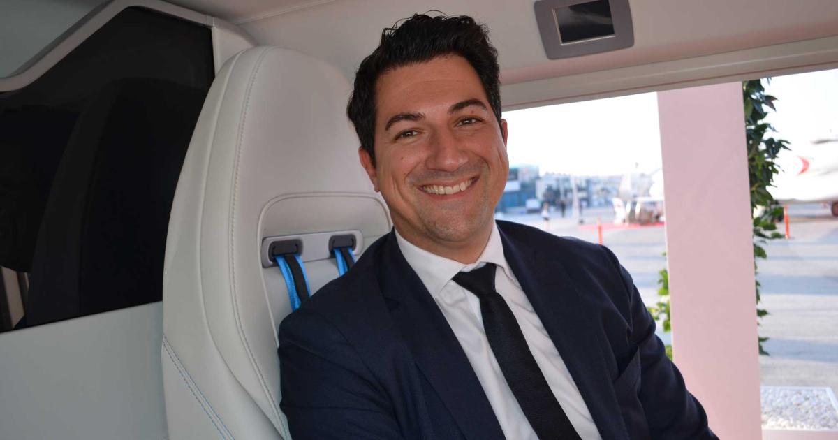 Frédéric Lemos, Airbus Corporate Helicopters CEO, has high hopes for the Middle East market for VIP rotorcraft. (Photo: Mark Phelps AIN)