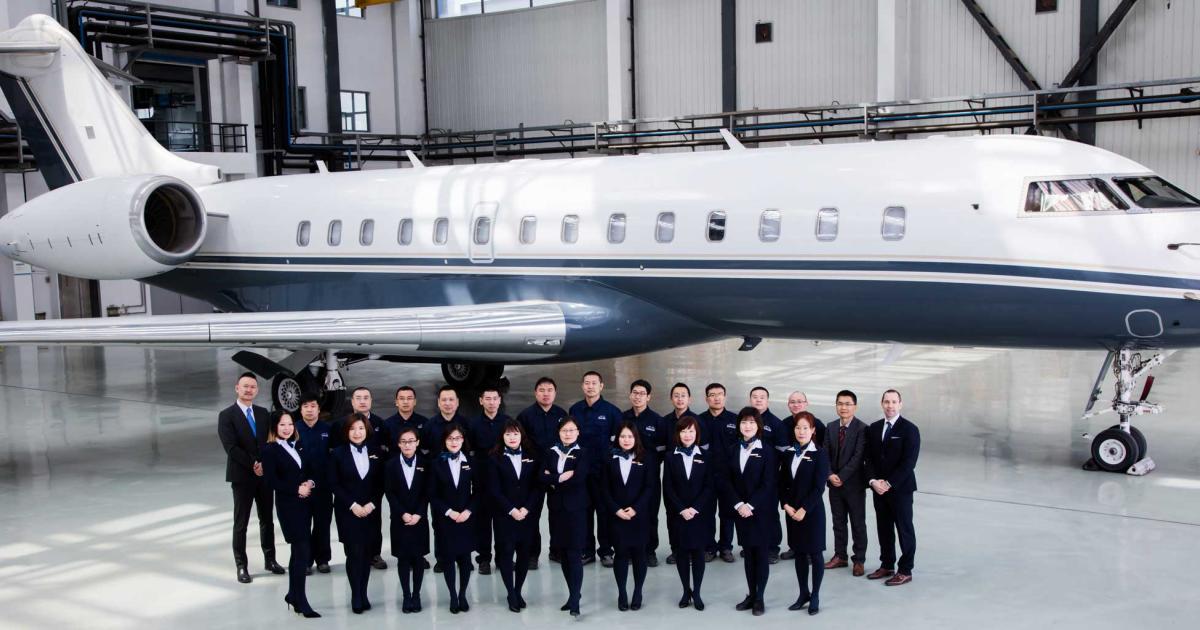 The staff at Execujet Haite is now authorized to perform maintenance on aircraft registered in Bermuda and Aruba. The modern facility also holds approvals from China's Civil Aviation Authority (CAAC), EASA, FAA, Cayman Islands, Hong Kong and Macau.