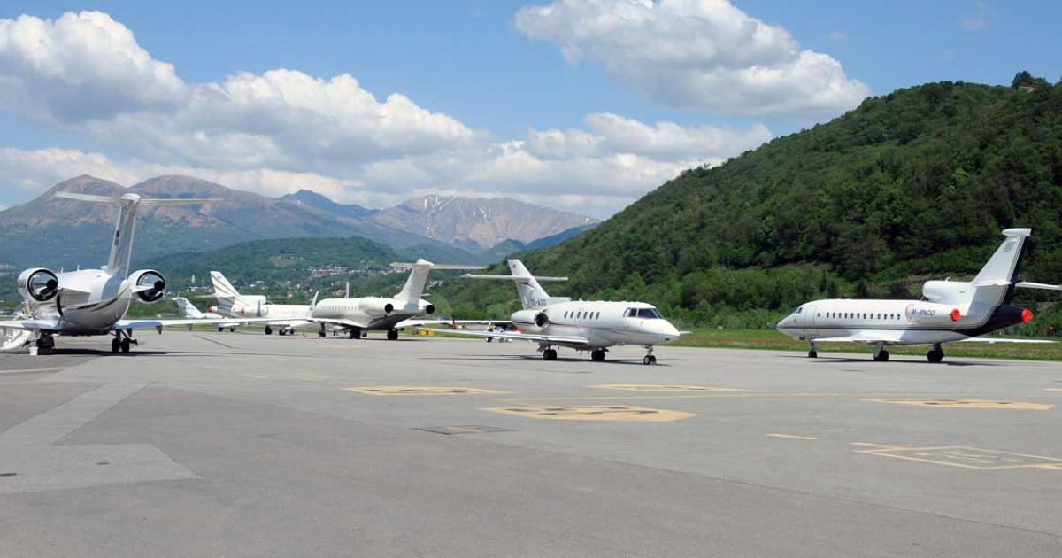Switzerland's Lugano Airport in the Italian-speaking Canton of Ticino, is no stranger to business aircraft. The city is the third largest business center in the country, and its airport authorities are hoping an ExecuJet branding and management agreement for the FBO, will attract more of them.