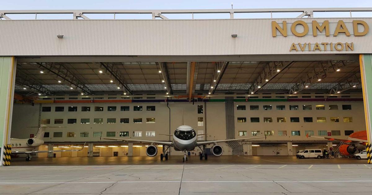 Nomad Aviation's facility at EuroAirport Basel Mulhouse Freiburg has received EASA Part 145 approval for line and base maintenance on a selection of Bombardier, Cessna and Embraer aircraft.