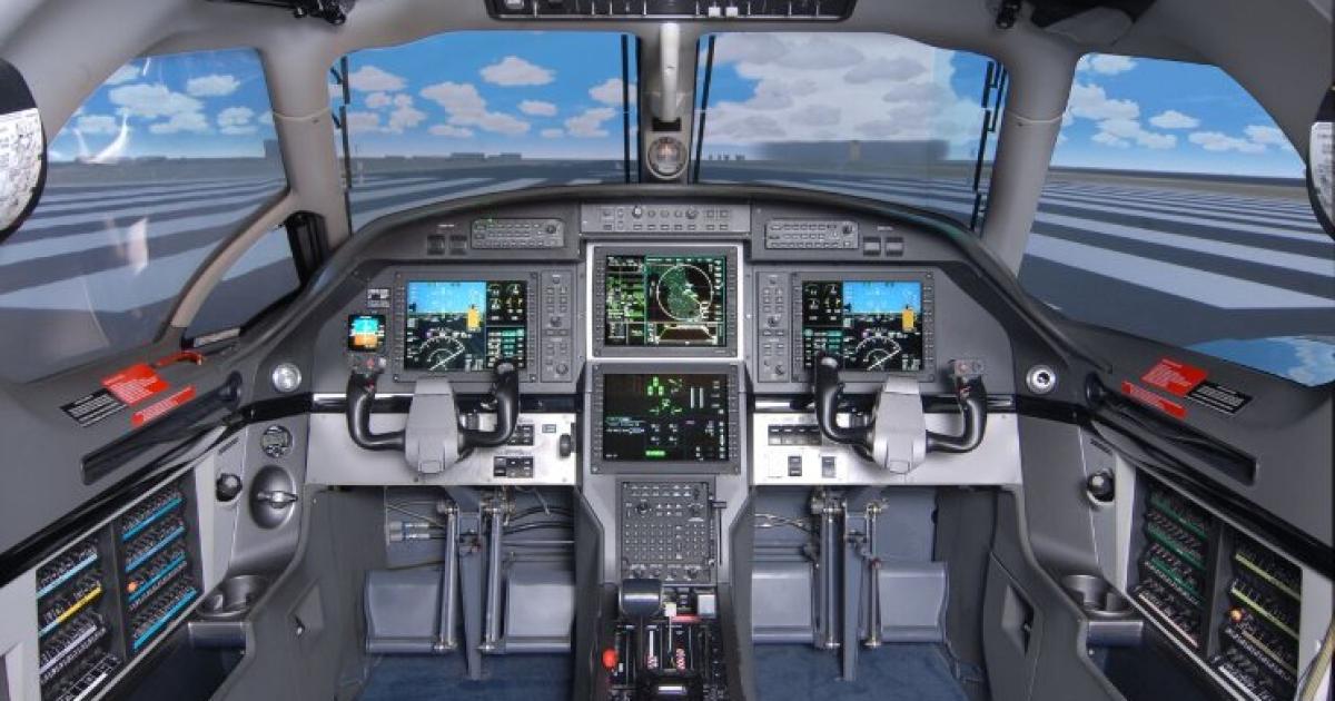 While SimCom has primarily catered to owner-pilot simulator training in aircraft such as the Pilatus PC-12, the recent acquisition by Directional Aviation will further expand its offerings in business jet training. It also plans to open a pilot academy to cultivate new aviators. (Photo: SimCom)
