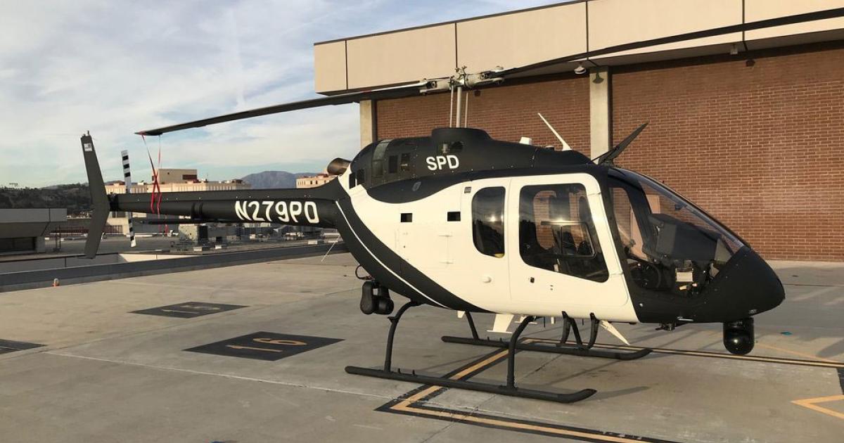 The Sacramento Police Department recently took delivery of the first Bell 505 configured for law enforcement operations.