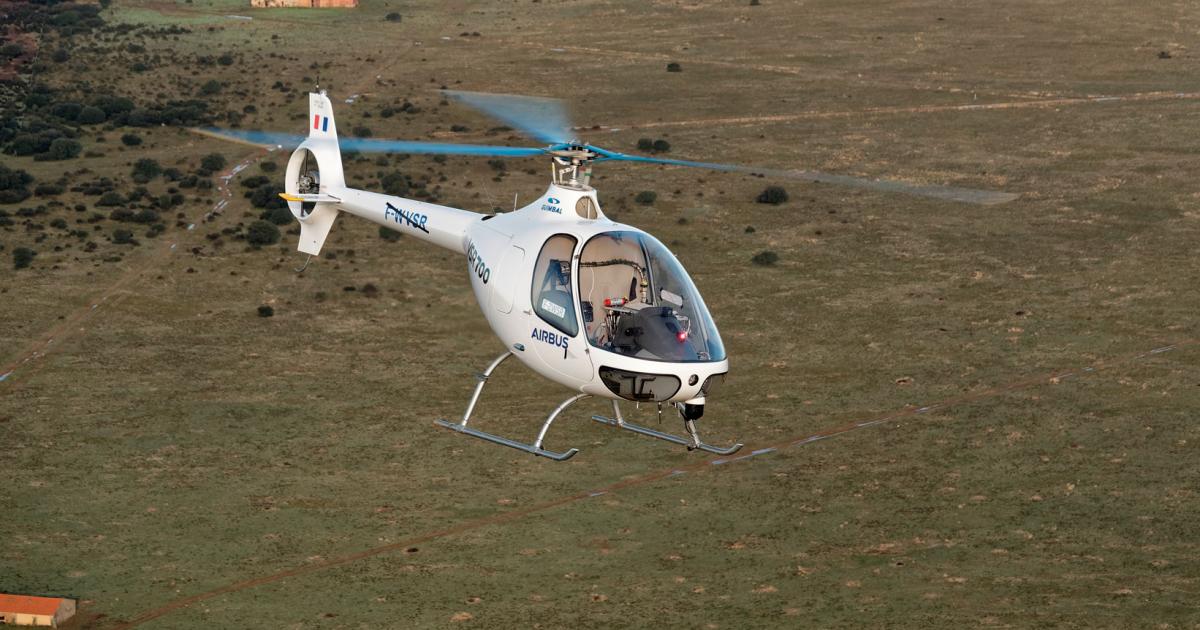 Airbus recently made the first unmanned autonomous flight of its unmanned tactical demonstrator. The VS700 was piloted and monitored from a ground station. (Photo: Airbus Helicopters)
