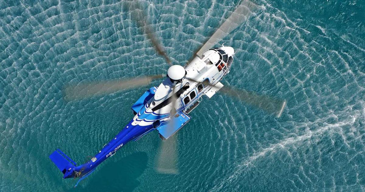 Waypoint Leasing’s inventory ran the gamut from small models, to large models such as this EC225, which has struggled to find customers since a 2016 fatal accident over Norway.
