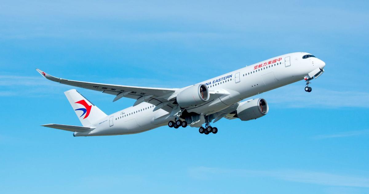 China Eastern Airlines will fly its Airbus A350-900s out of the new Daxing International Airport in Beijing soon after its official opening in September. (Photo: Airbus)