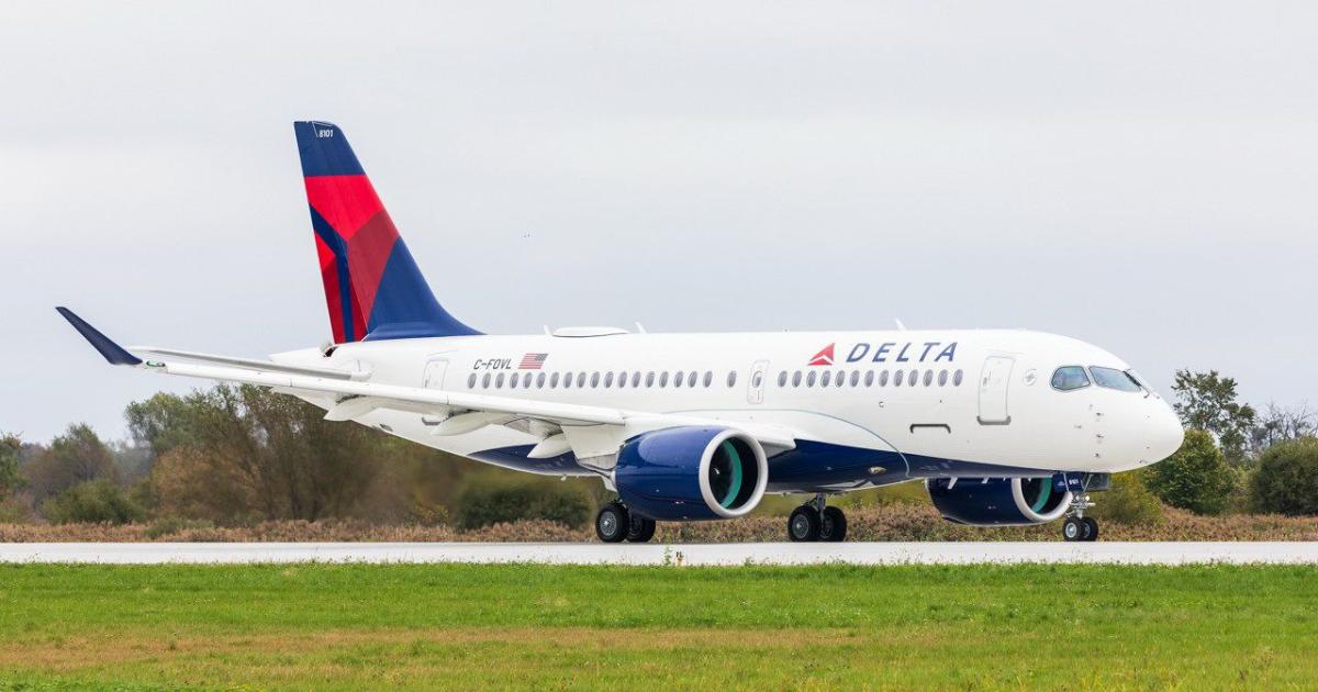 Delta Air Lines plans to place into service its first Airbus A220-100 on January 31. (Photo: Airbus) 