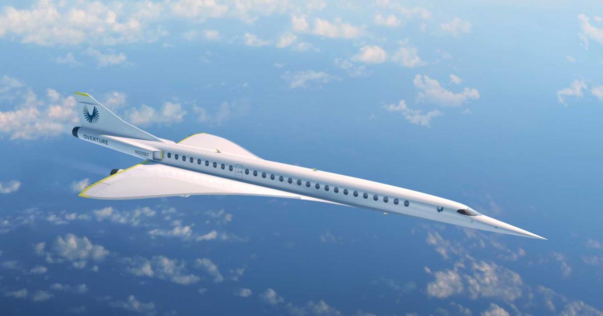 With a design very reminiscent of the 1970s Concorde, Boom Supersonic's Overture is anticipated to fly sometime in the mid-2020s.