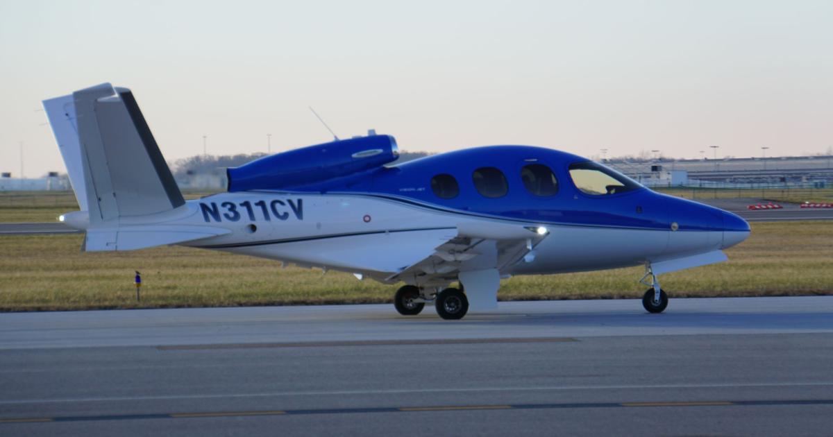 FAA certification in hand, Cirrus will begin deliveries this month of its enhanced Vision, the G2. (Photo: Matt Thurber)