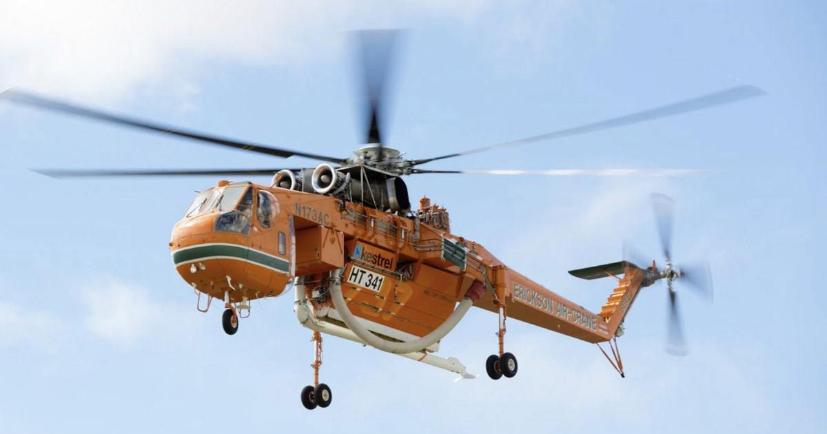 Erickson operates approximately 20 Aircranes worldwide. One was lost today during a firefighting mission in Australia. (Photo: Uniform Photography)