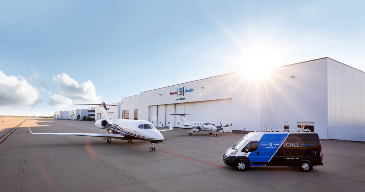 Textron Aviation says it receives requests from customers for its mobile service units to provide light, scheduled maintenance on their Citation jets and King Air turboprops, but priority is given to AOG events. (Photo Textron Aviation)