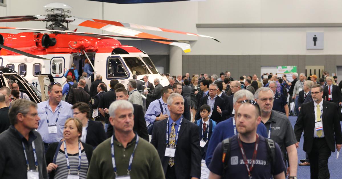 This year’s Heli-Expo marks the first time for the event in Atlanta. Since the first meeting in 1948, attendance has grown to include 18,000 attendees and more than 700 exhibitors. Photo: Mariano Rosales