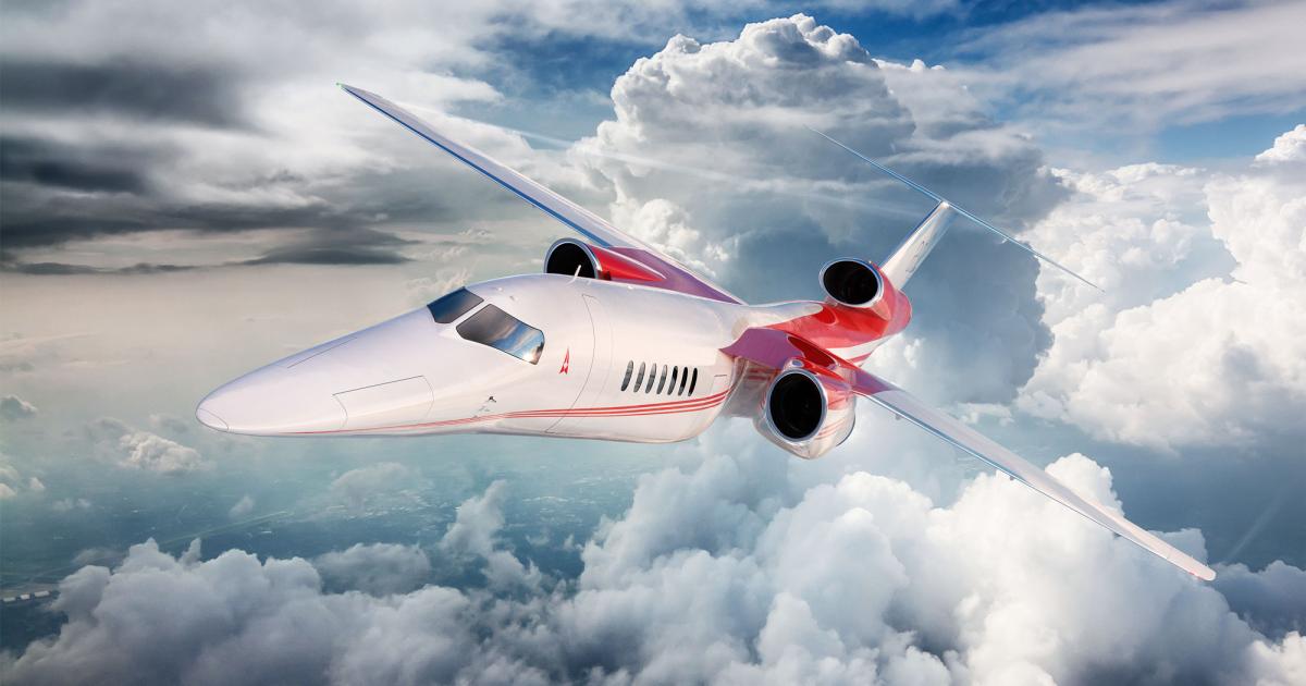In a shock announcement on February 5, Boeing has partnered with Aerion on the AS2 supersonic business jet and also made a "significant investment" in the Reno, Nevada company. (Photo: Aerion Corp.)