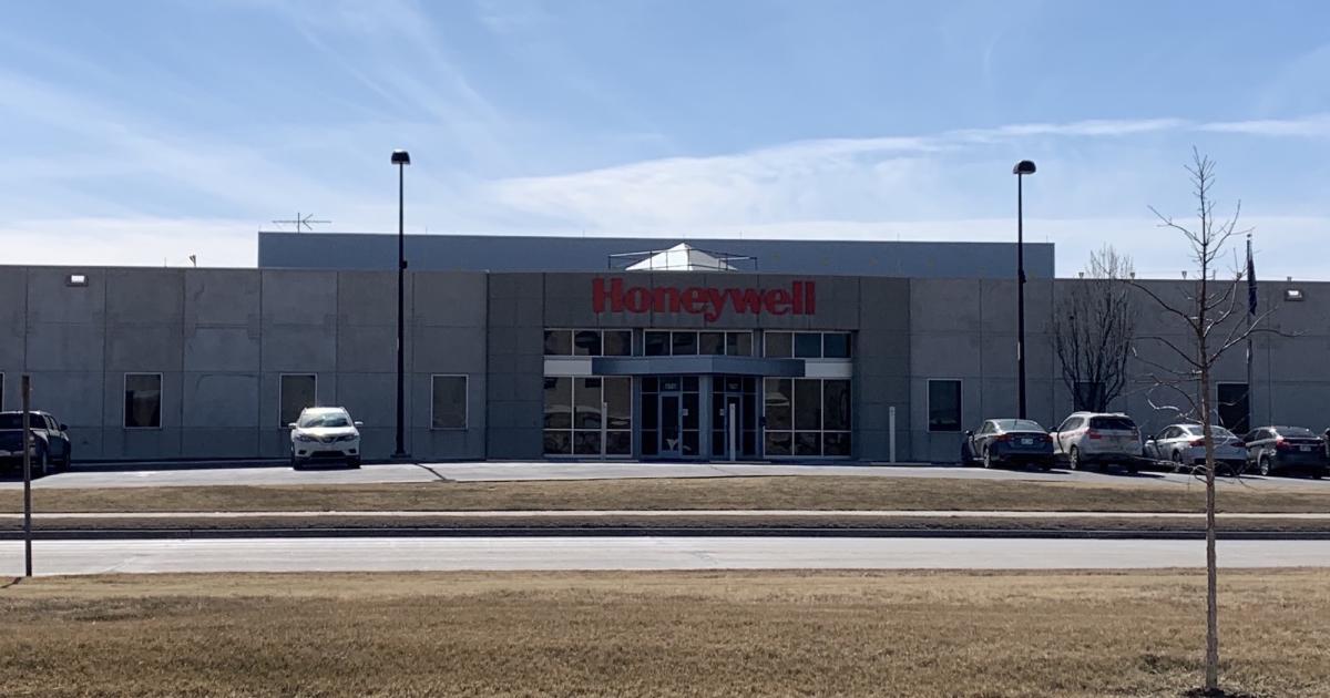 Honeywell Aerospace's Wichita repair and overhaul operation is housed in this 60,000-sq-ft building at Wichita Eisenhower National Airport (ICT). (Photo:Jerry Siebenmark/AIN)