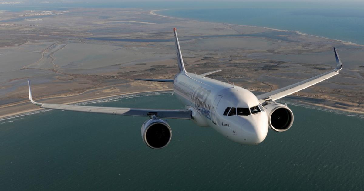 A general terms agreement with China Aviation Supplies Holding Company includes 290 Airbus A320s. (Photo: Airbus)