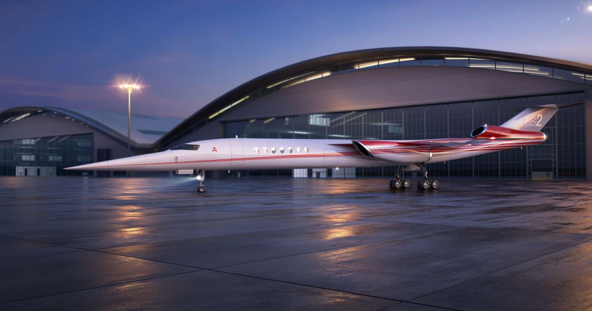 According to market research from JetNet iQ, there is enough demand to support deliveries of three supersonic business jets, such as the Aerion AS2, a month. (Photo: Aerion Corp.)
