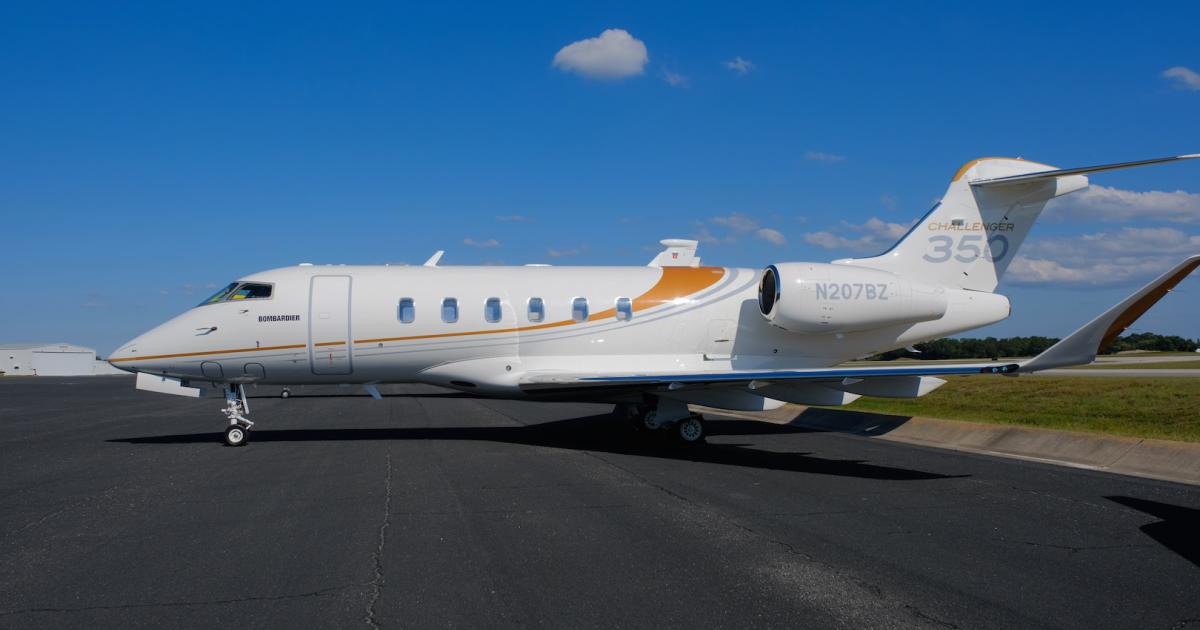 Deliveries were on the upswing for the Challenger 350 in 2018, making it the second year in a row that the model topped all multi-engine business jet deliveries.
