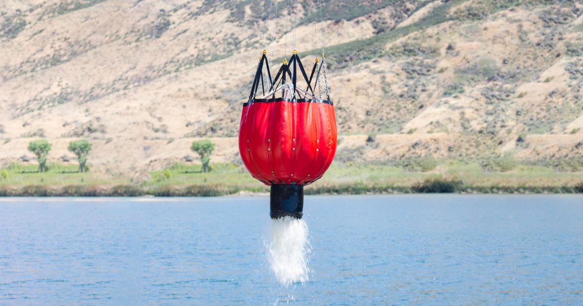 Dart’s new firefighting buckets are smaller and lighter while still satisfying most operators’ requirements. 