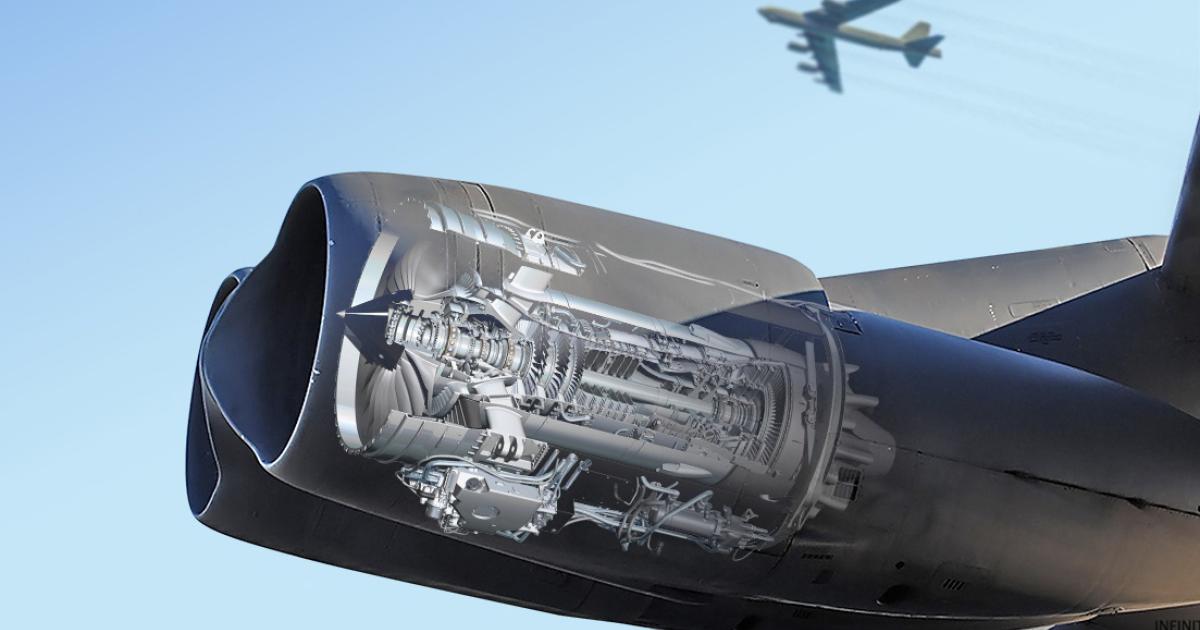 The Rolls-Royce F130 proposal would fit inside the existing TF33 nacelle to minimize modification requirements. (Photo: Rolls-Royce)