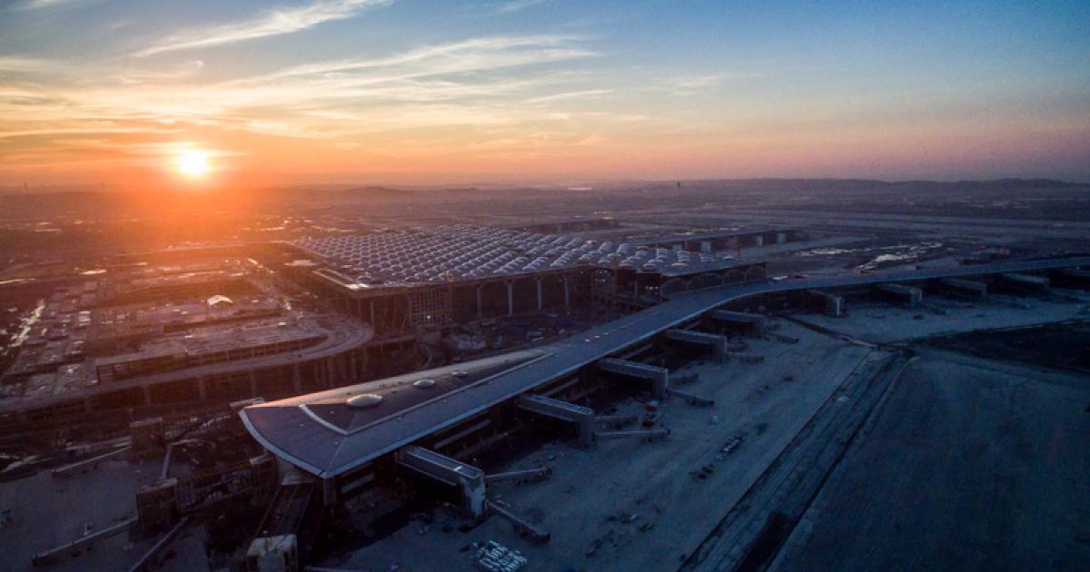 Designed to accommodate 90 million passengers in its first phase of development, the new Istanbul Airport will impose no slot limitations and allow for all aircraft models including the Airbus A380. (Photo: IGA)  
