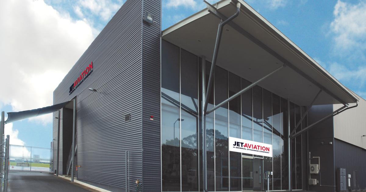 Jet Aviation's rebranding of Hawker Pacific FBOs in Australia includes new signage. (Photo: Jet Aviation)
