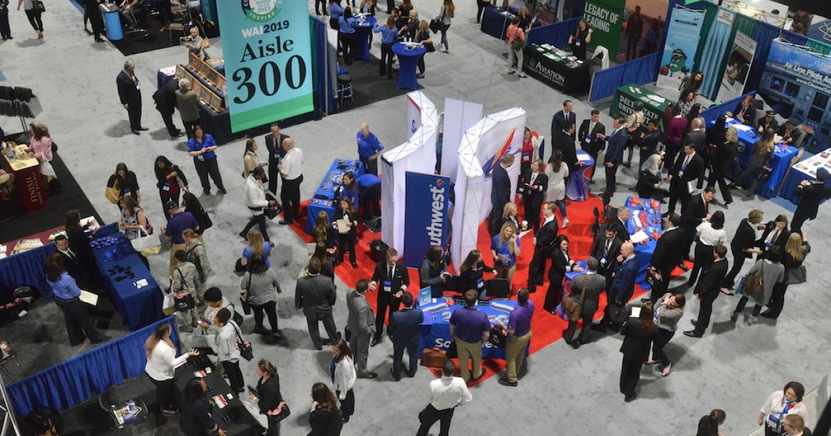 The 2019 WAI conference drew numerous employers across the industry seeking candidates for a variety of positions. (Photo: John Riedel)
