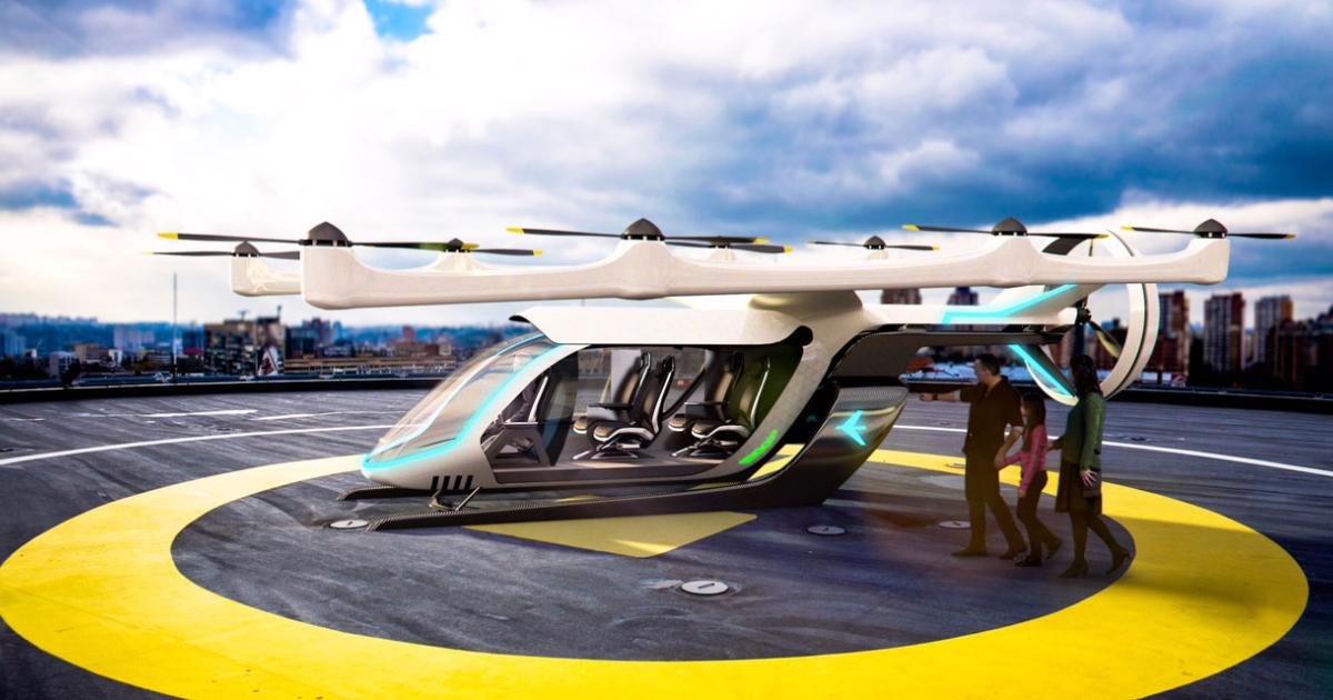 Embraer sees a future for air travel that includes a network of eVTOL vehicles traveling in urban areas.