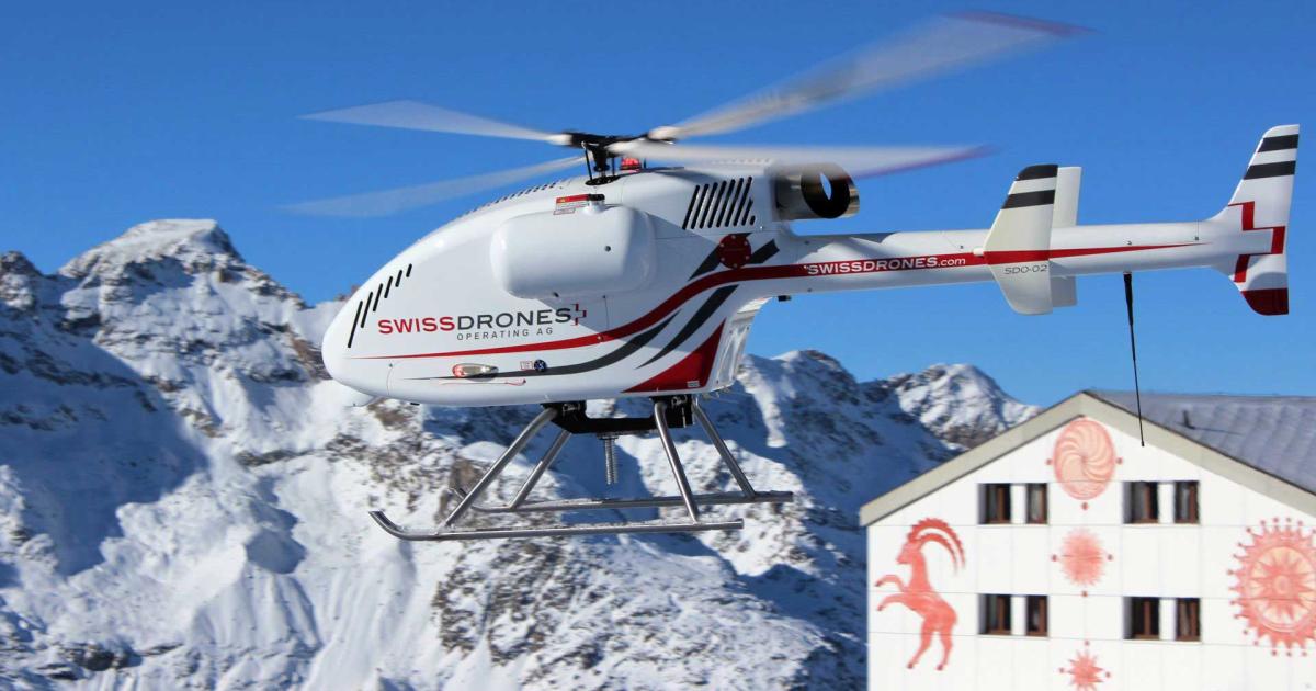 SwissDrones has signed with Lufthansa Technik for the latter’s SafeDrones Health service.