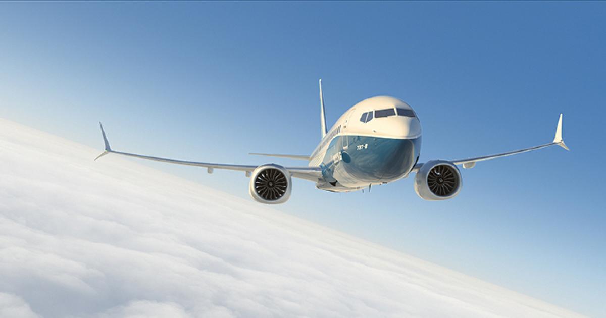 The FAA has taken the unusual step of forming an international Joint Authorities Technical Review in its investigation into the certification of the Boeing 737 Max 8 automated flight control system. (Photo: Boeing)
