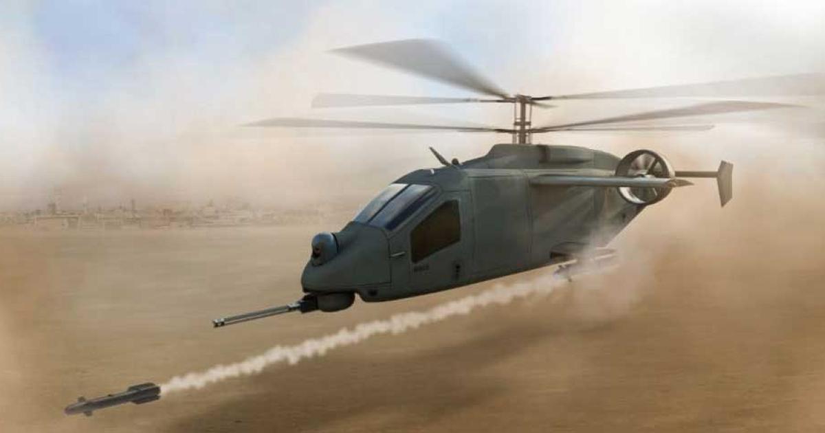 AVX has partnered with L3 Technologies to offer its coaxial rotor/ducted fan compound helicopter design, which was revealed on April 15. (photo: AVX Aircraft Company)